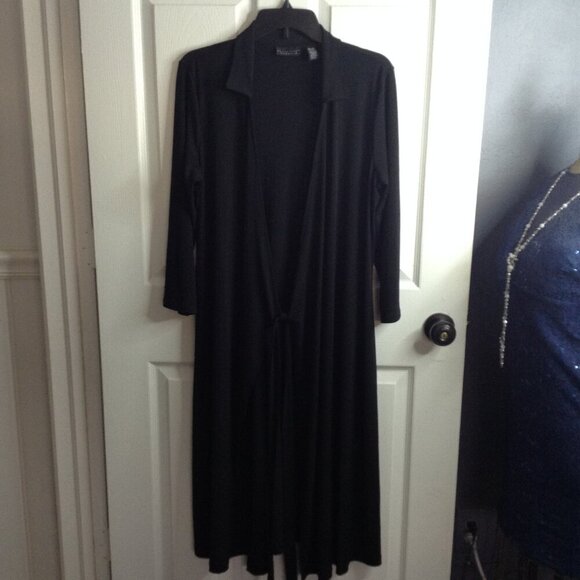 NWOT Apostrophe XL Stretch, Collard, V-Neck Wrap Dress; Chic, Stylish, Versatile - Picture 2 of 6